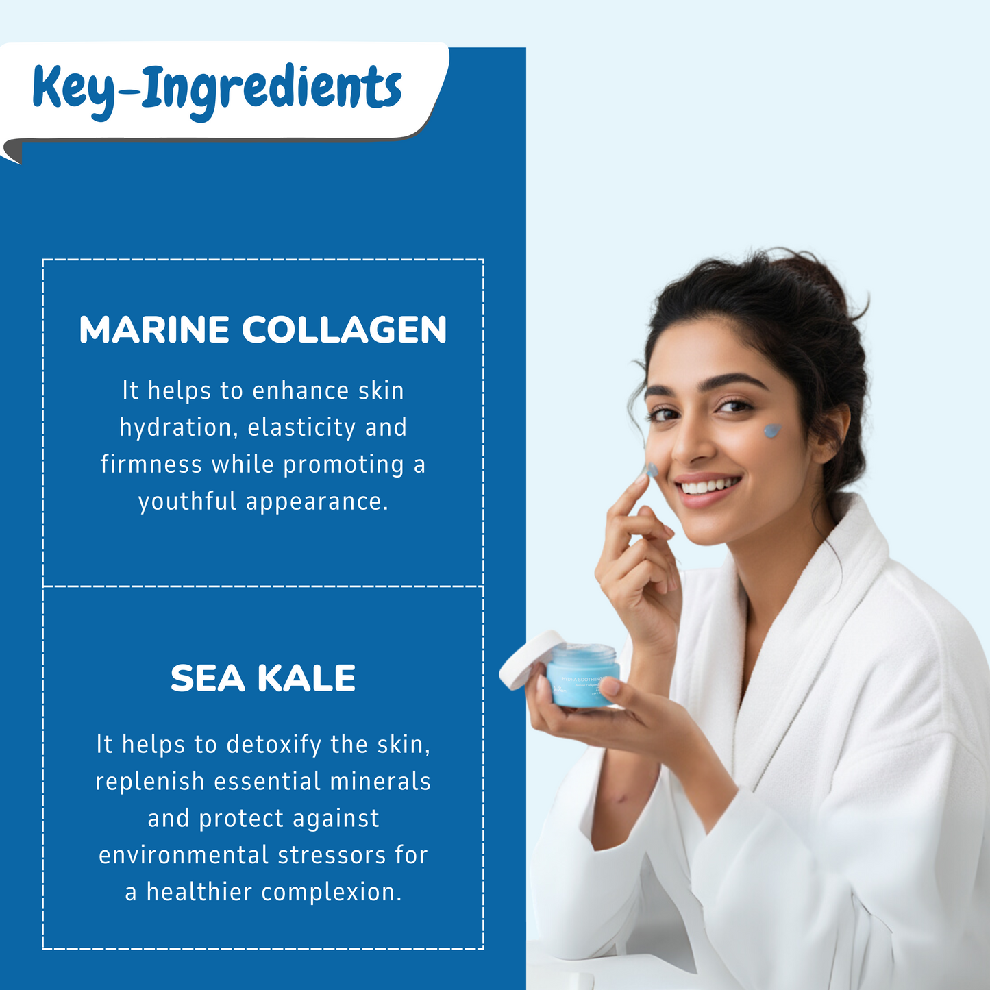 HYDRA SOOTHING GEL WITH MARINE COLLAGEN AND SEA KALE
