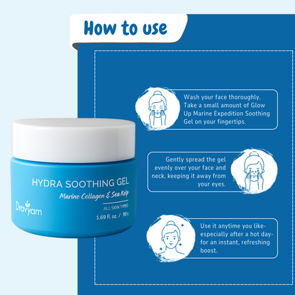 HYDRA SOOTHING GEL WITH MARINE COLLAGEN AND SEA KALE