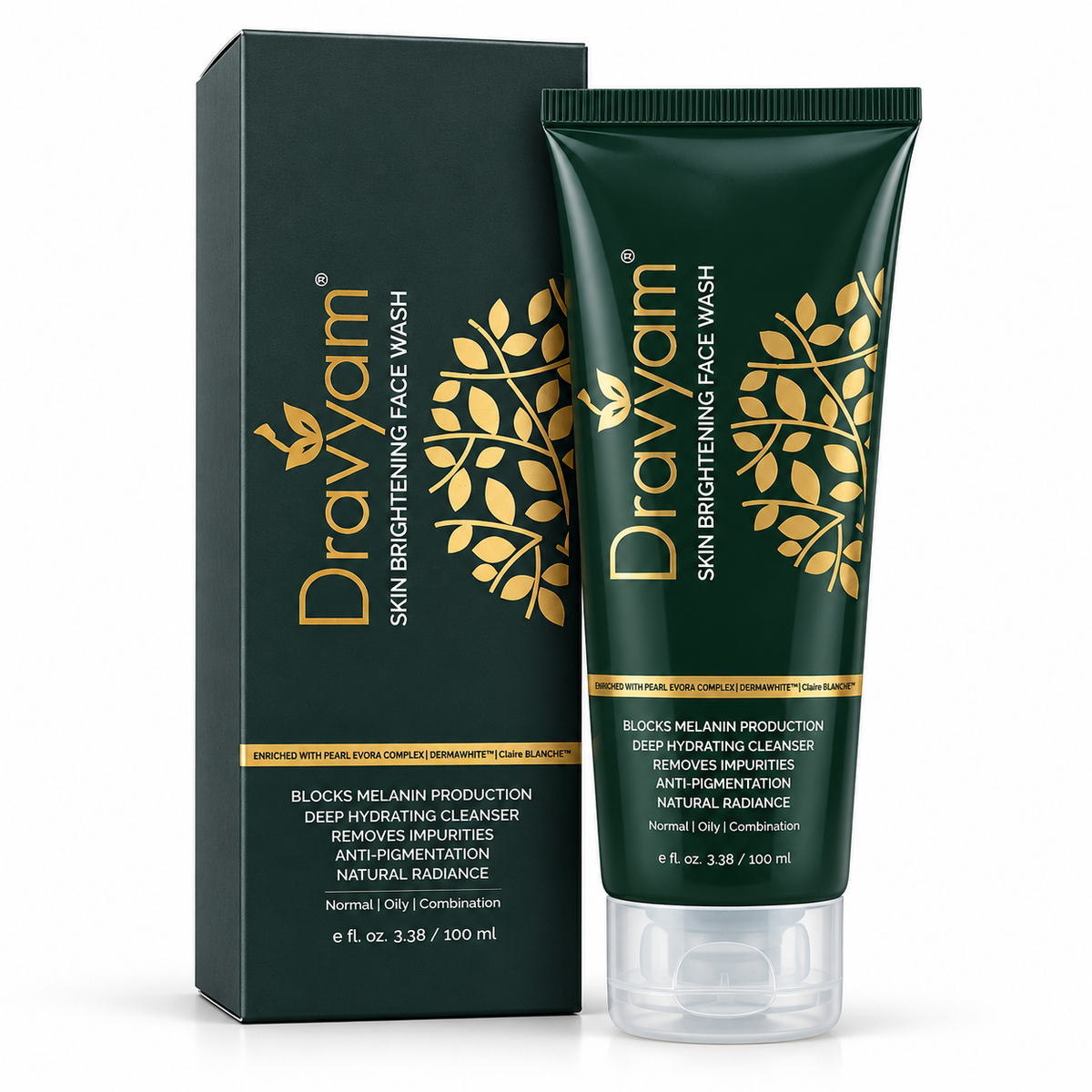 Dravyam Skin Brightening Face Wash | 100ml
