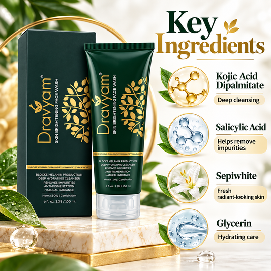 Dravyam Skin Brightening Face Wash | 100ml