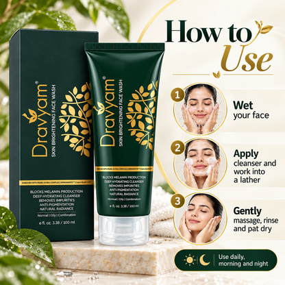 Dravyam Skin Brightening Face Wash | 100ml