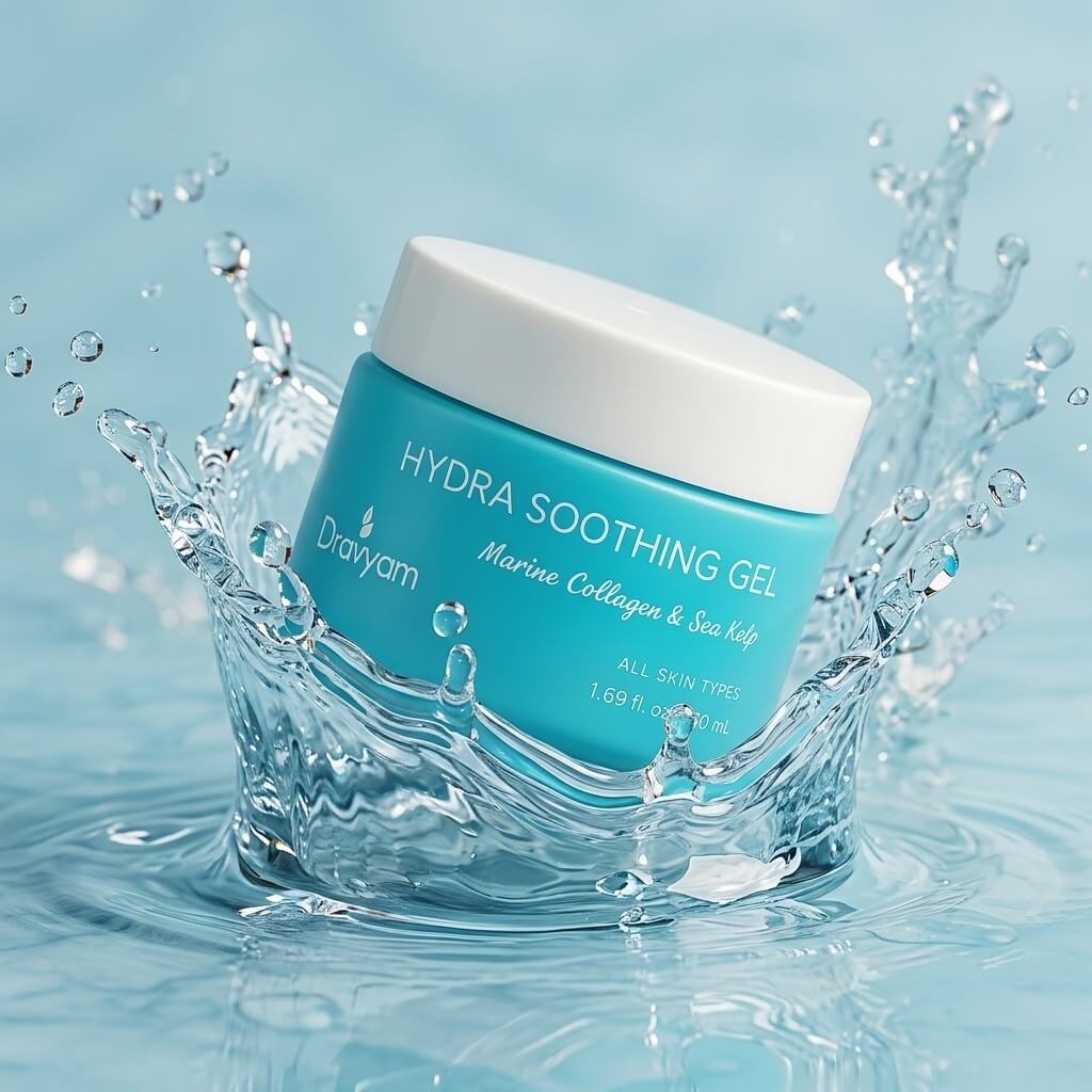 Dravyam Hydra Soothing Gel Marine Collagen + Sea Kale | 50g