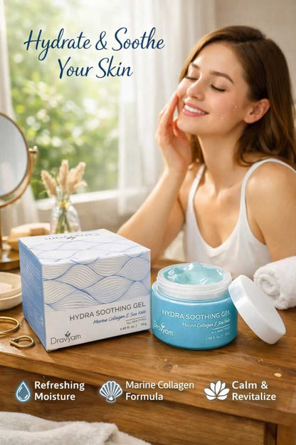 Dravyam Hydra Soothing Gel Marine Collagen + Sea Kale | 50g