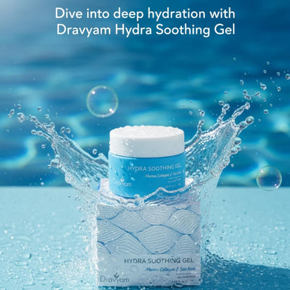 Dravyam Hydra Soothing Gel Marine Collagen + Sea Kale | 50g